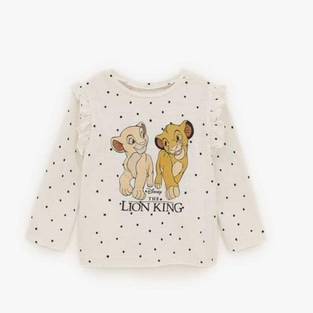 Zara girls Lion King long sleeve shirt size 2-3 years